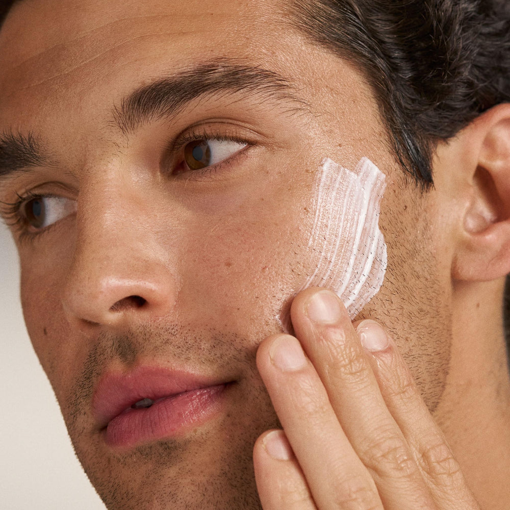 Dermalogica PowerBright cream texture closeup showing lightweight hydration and quick absorption.