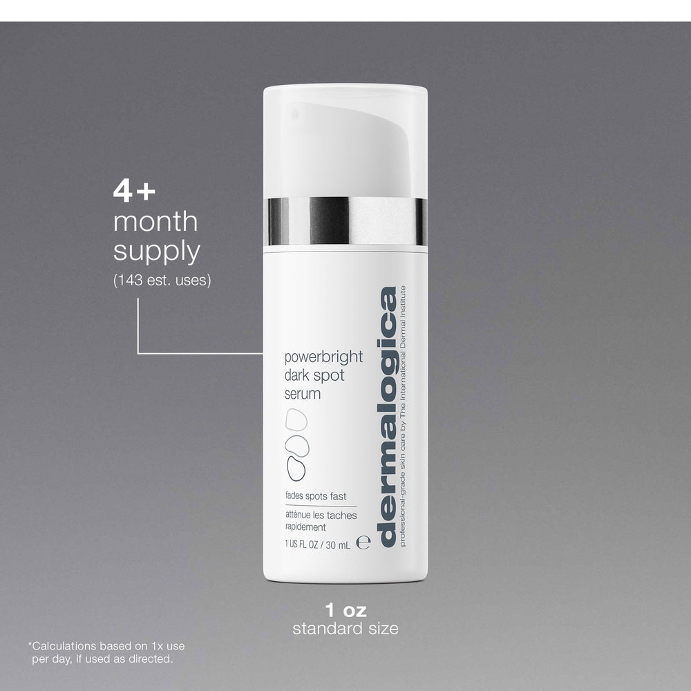 Dermalogica PowerBright Black Currant Oil visual suggests luminous skin.