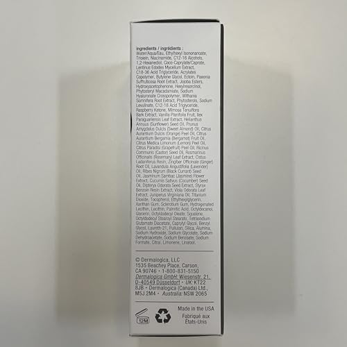 Dermalogica PowerBright on-hand closeup highlights clean texture ready for application.