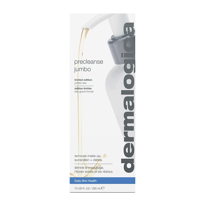 Dermalogica PreCleanse oil cleanser bottle ready for use in daily cleansing routine