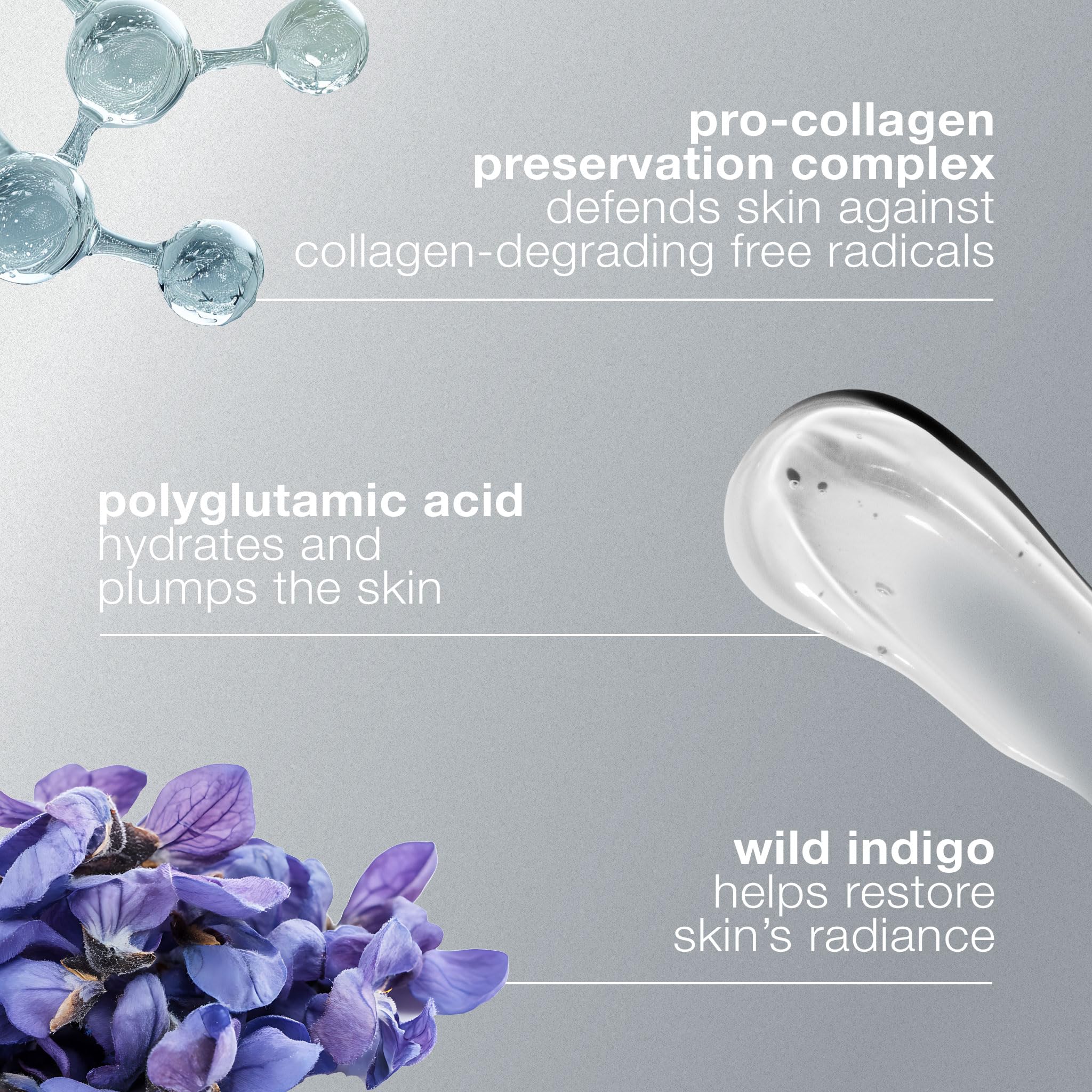 Dermalogica Pro-Collagen Banking Serum application-diagram – depicts simple 2–3 pumps on clean skin