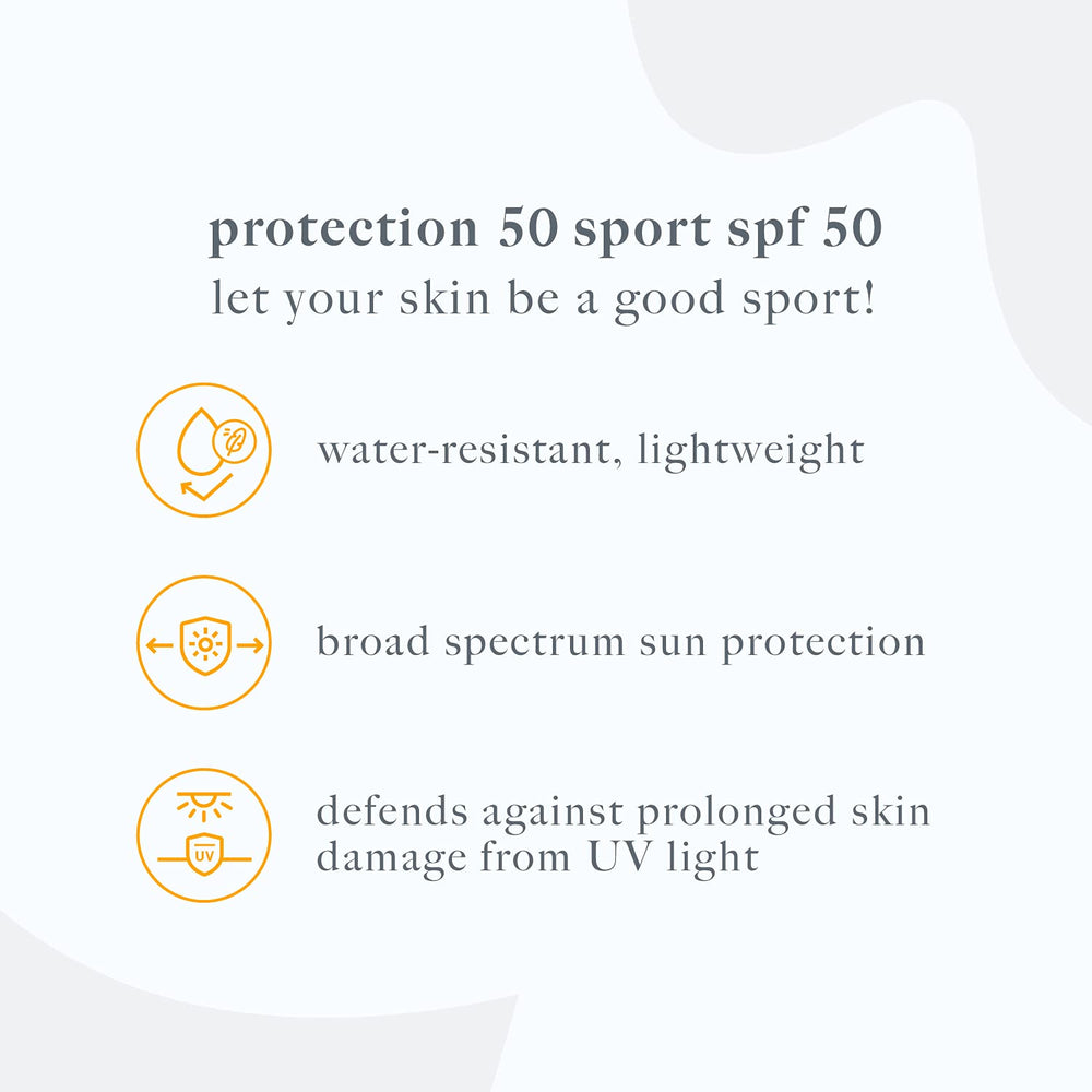 Dermalogica Protection 50 Sport SPF50 matte-finish after-application image shows comfortable wear.