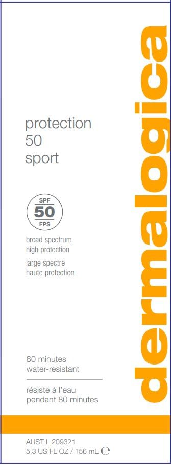 Dermalogica Protection 50 Sport SPF50 pump demonstrates quick, feather-light coverage during active days.