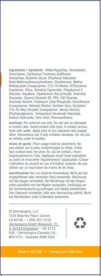 Dermalogica Protection 50 Sport SPF50 texture-on-skin shows a non-greasy finish for daily wear.