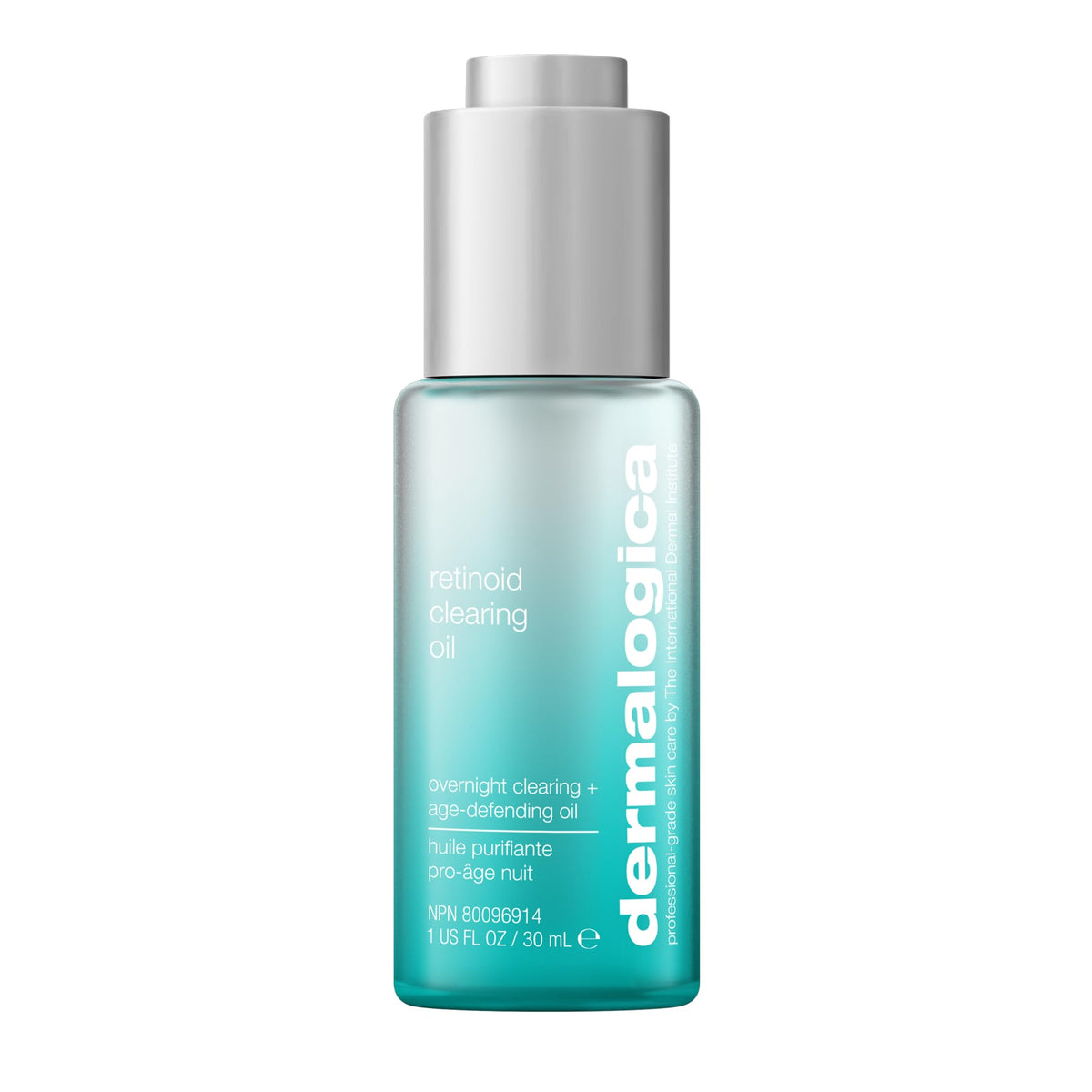 Dermalogica Retinol Clearing Oil bottle ready for nightly use to support clearer-looking skin overnight