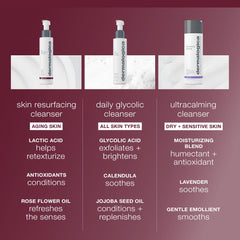 Dermalogica Skin Resurfacing Cleanser lather indicates cleansing plus exfoliation in one.