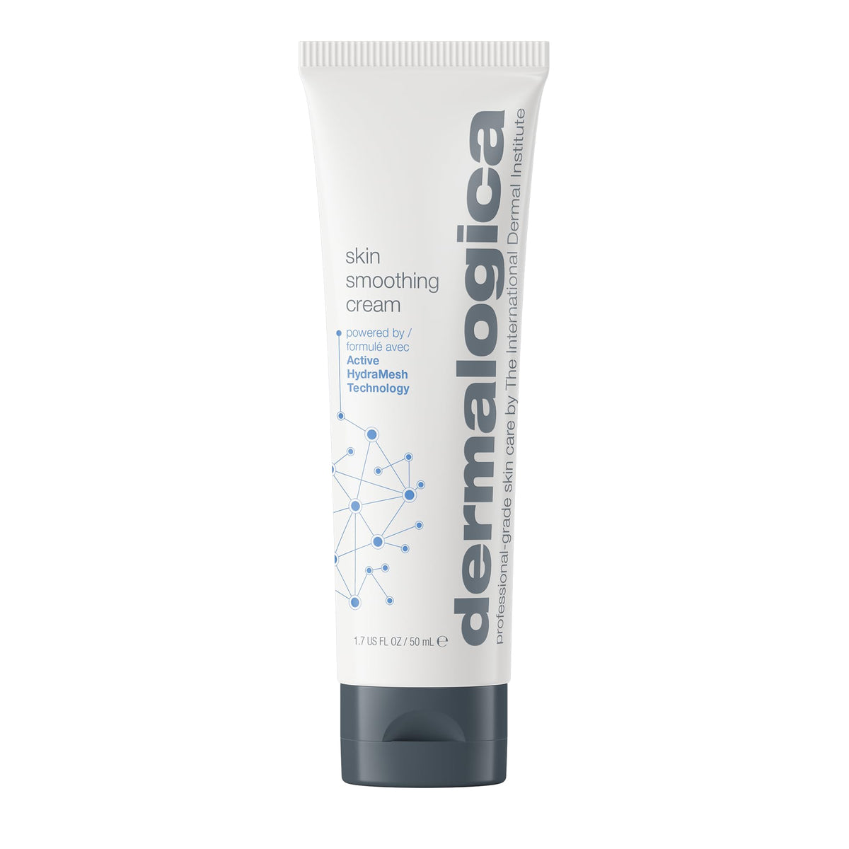 Dermalogica Skin Smoothing Cream tube close-up showing creamy hydration
