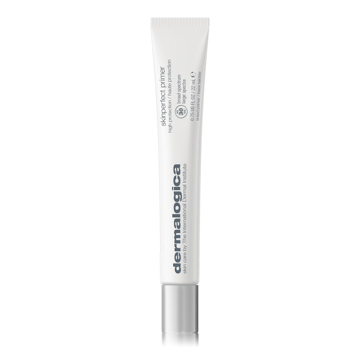 Dermalogica Skinperfect Primer SPF30 bottle with pump for easy makeup prep and sun protection.