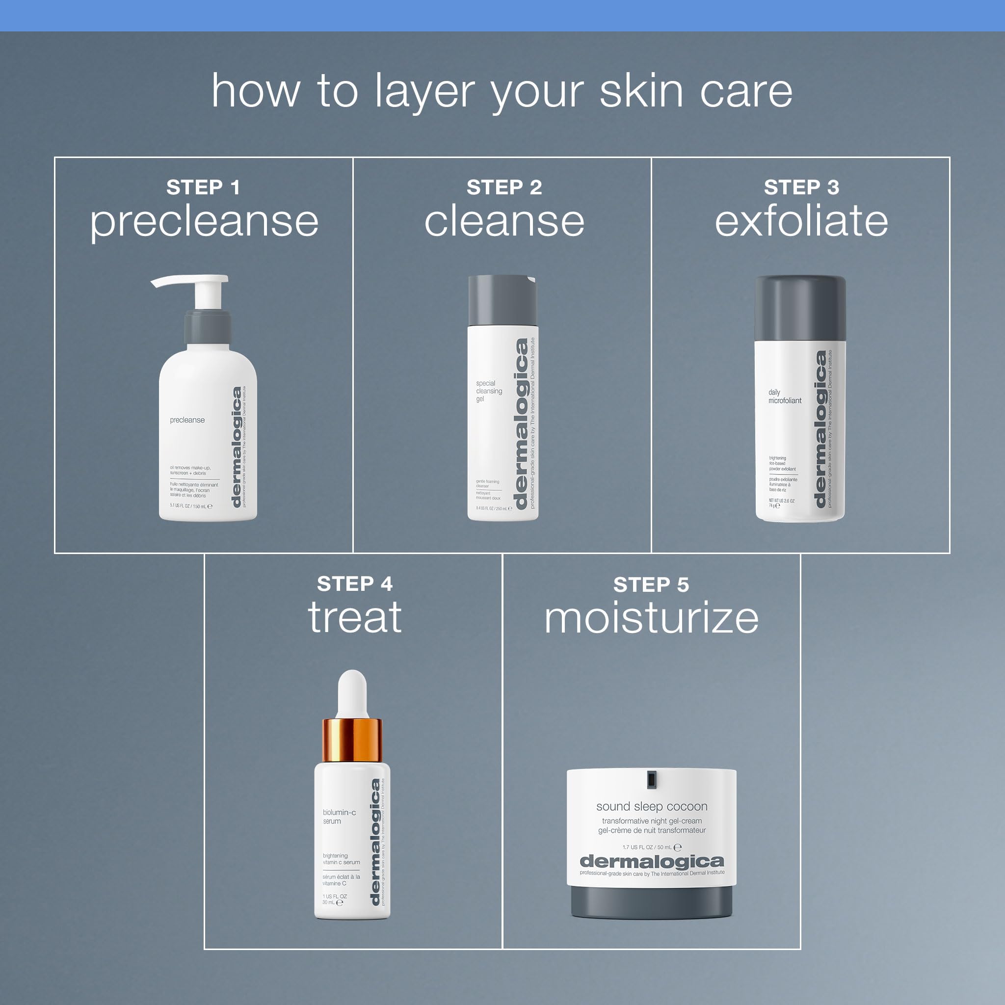 Dermalogica Sound Sleep Cocoon skin silhouette in low light hints at hydrating overnight benefits.