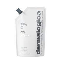 Dermalogica Special Cleansing Gel refill box illustrating eco-friendly packaging for waste reduction.
