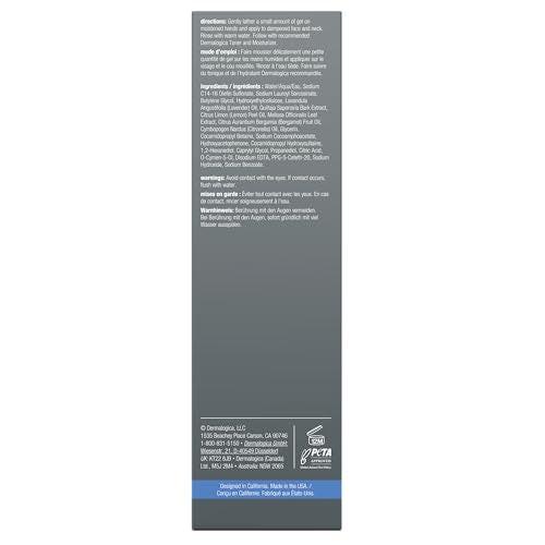 Dermalogica Special Cleansing Gel water rinse illustrates easy impurity removal
