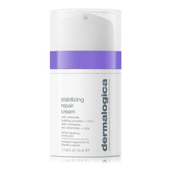 Dermalogica Stabilizing Repair Cream jar close-up showing rich texture for sensitive skin comfort