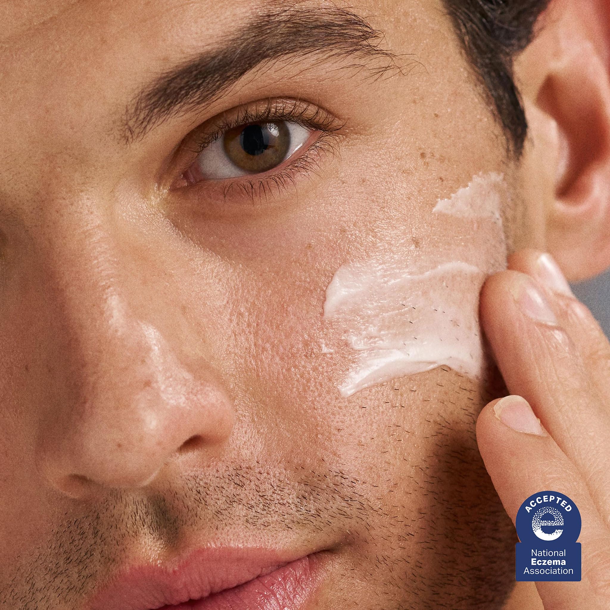 Dermalogica Stabilizing Repair Cream silky texture close-up.