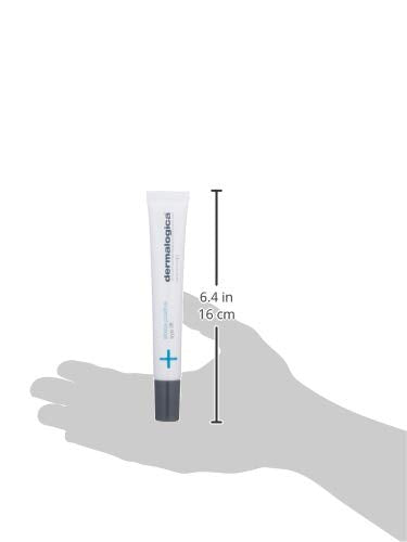 Dermalogica Stress Positive Eye Lift Mask opens to reveal soothing texture.