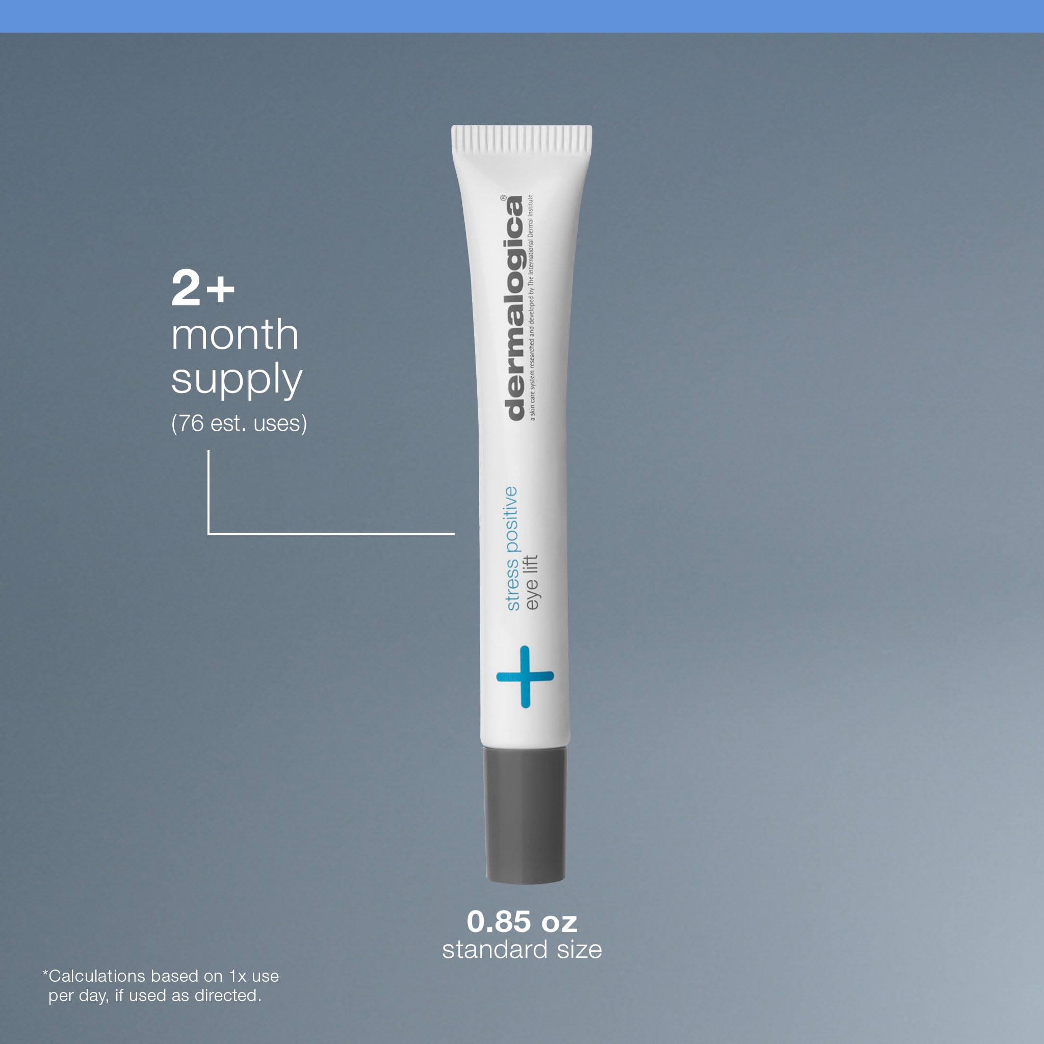 Dermalogica Stress Positive Eye Lift Mask contains wild indigo seed extract brightening under-eye.