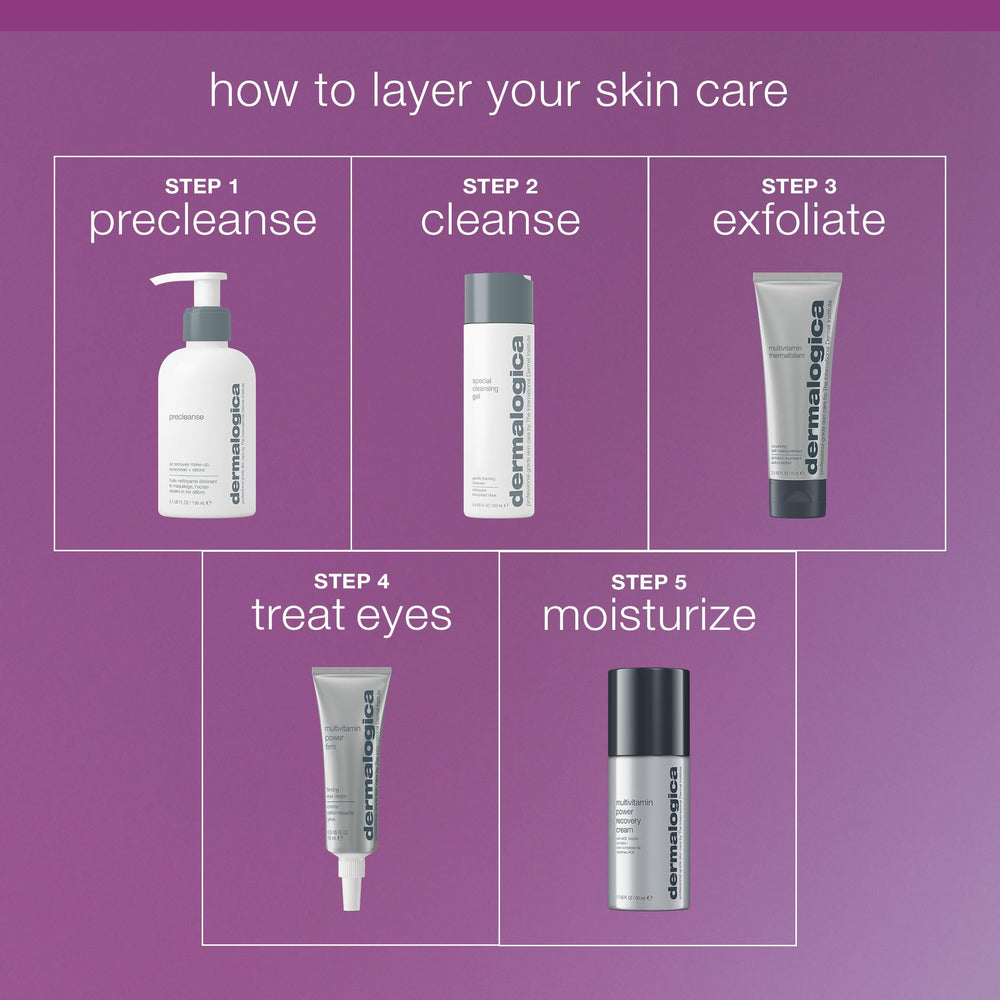 Dermalogica Thermafoliant packaging varies across product shots