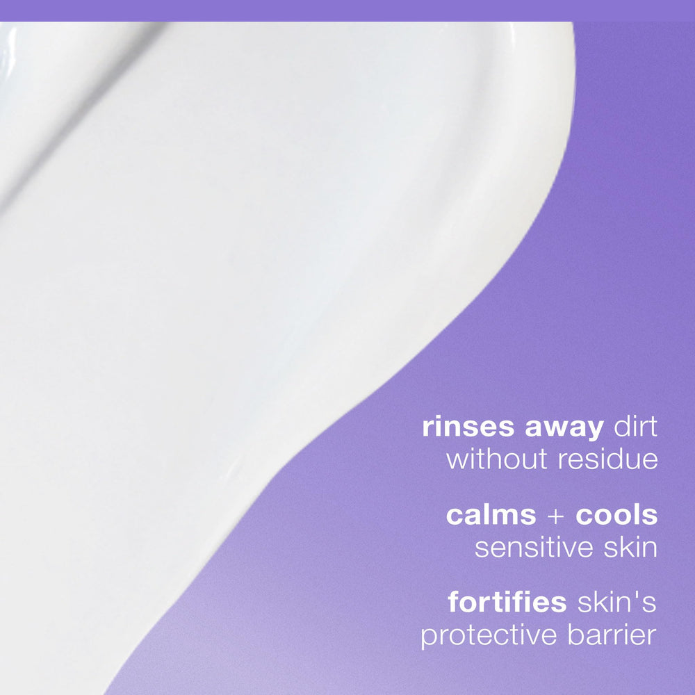 Dermalogica Ultracalming Cleanser texture close-up shows gel-cream feel for non-foaming use
