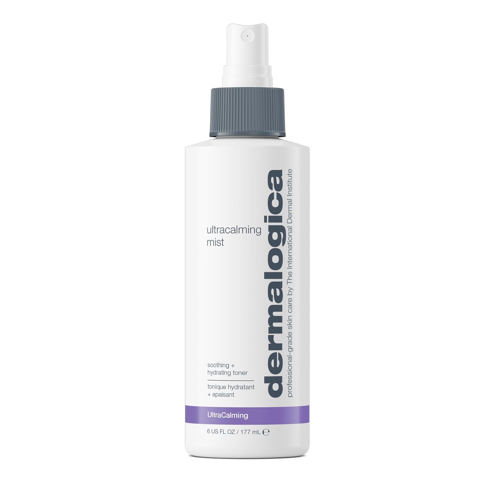 Dermalogica Ultracalming Mist bottle delivering calming hydration for sensitive skin