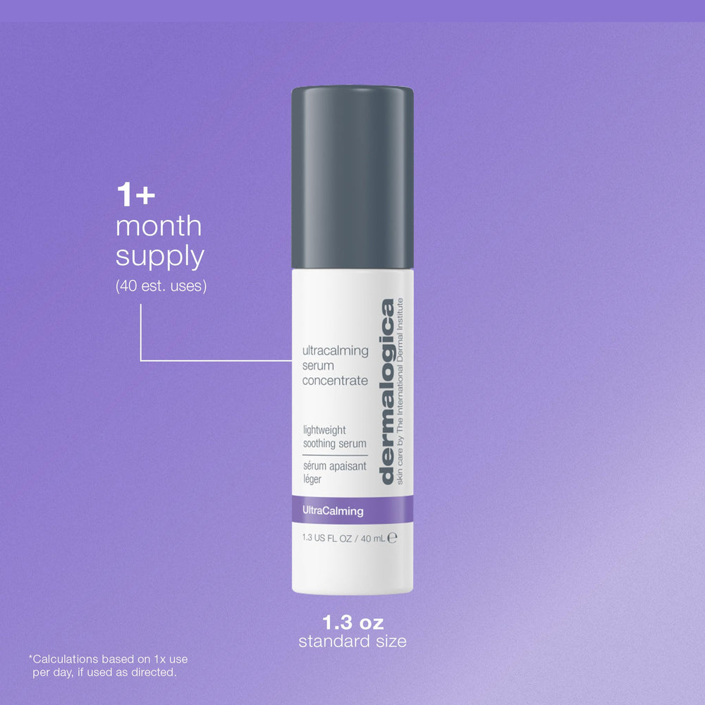 Sunflower seed and Avocado extracts hydrate and strengthen the skin in Dermalogica Ultracalming Serum Concentrate.