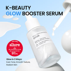 DERMALOGY serum texture swirl demonstrates milk-silk finish and lightweight comfort on skin