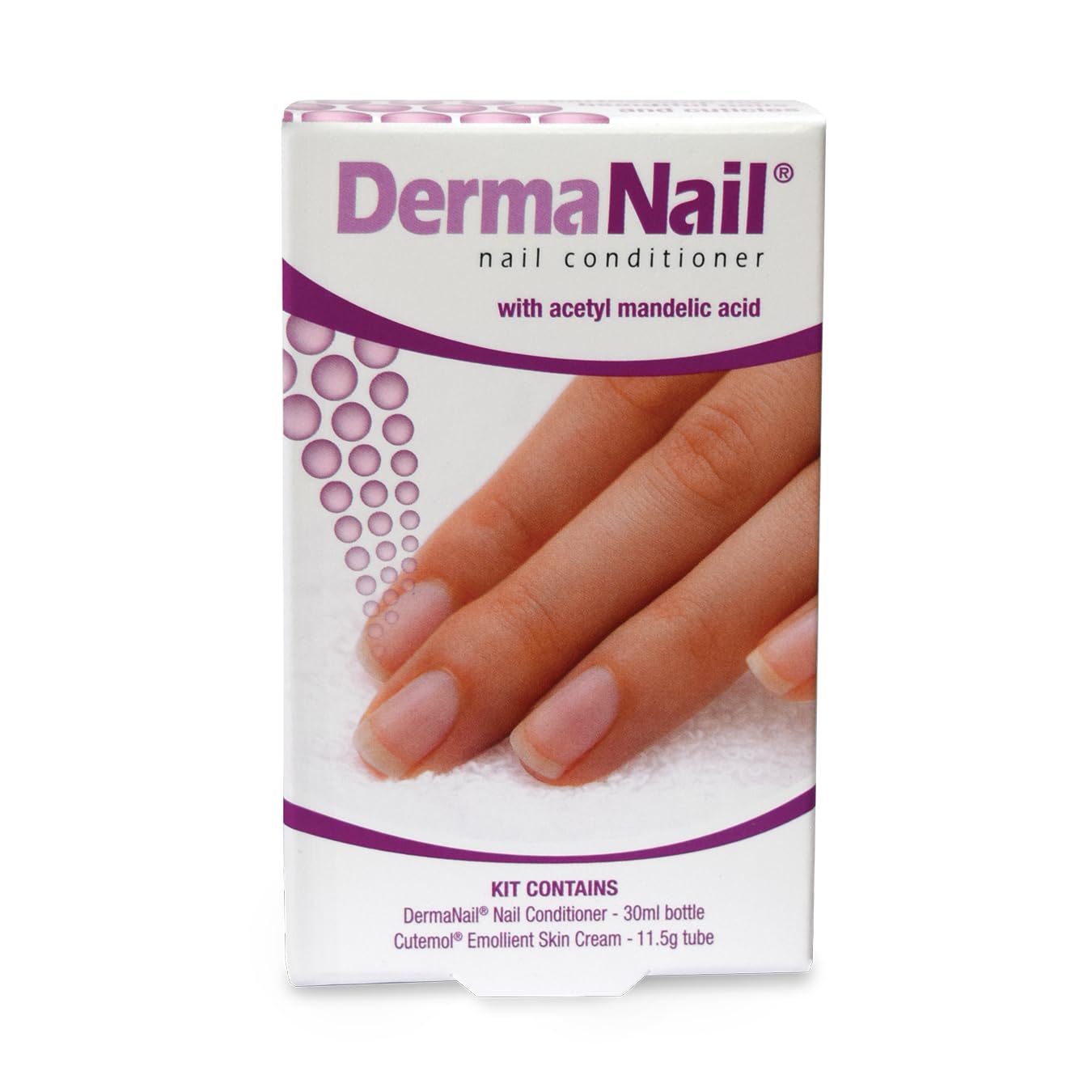DermaNail nail care kit on display highlights complete protection
