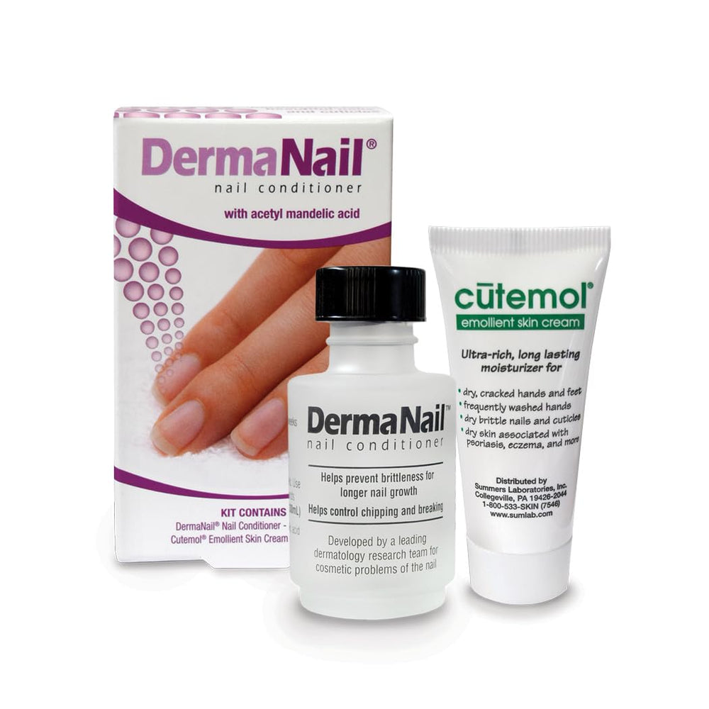 DermaNail nail-strengthener bottle supports stronger nails and smoother growth
