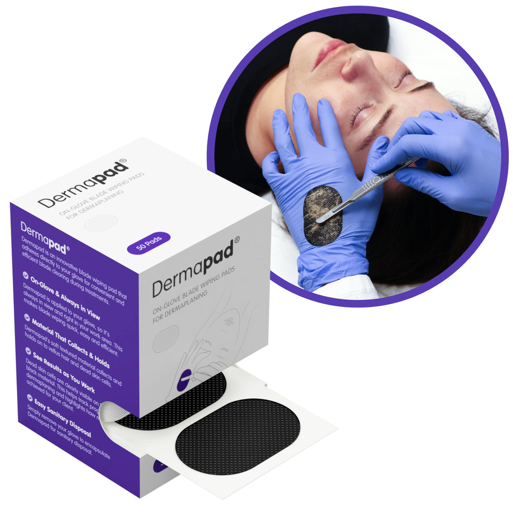 Dermapad DermaPad captures dead skin and vellus hair for progress tracking.