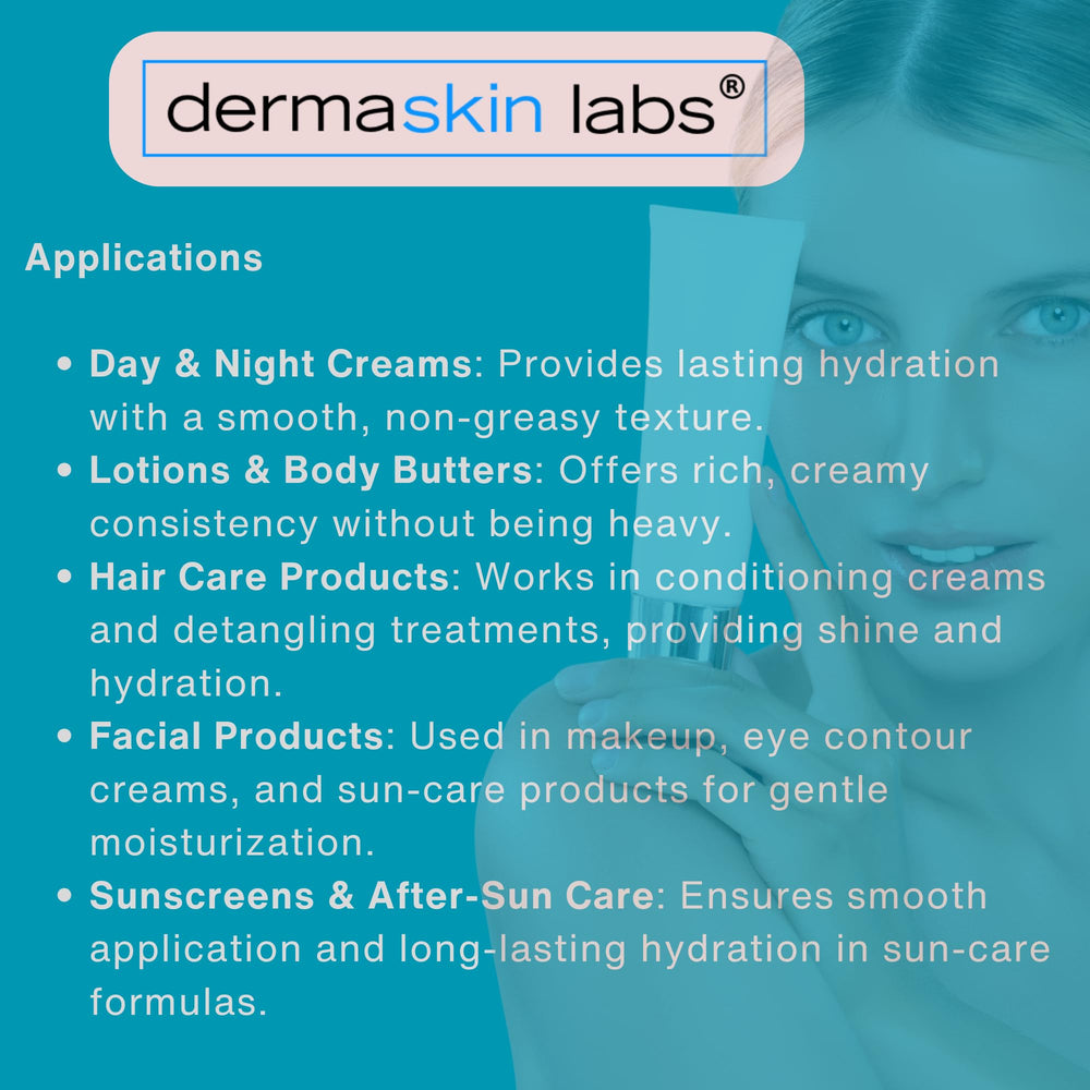 Dermaskin Labs Olive 1000 emulsifier in face cream formulation