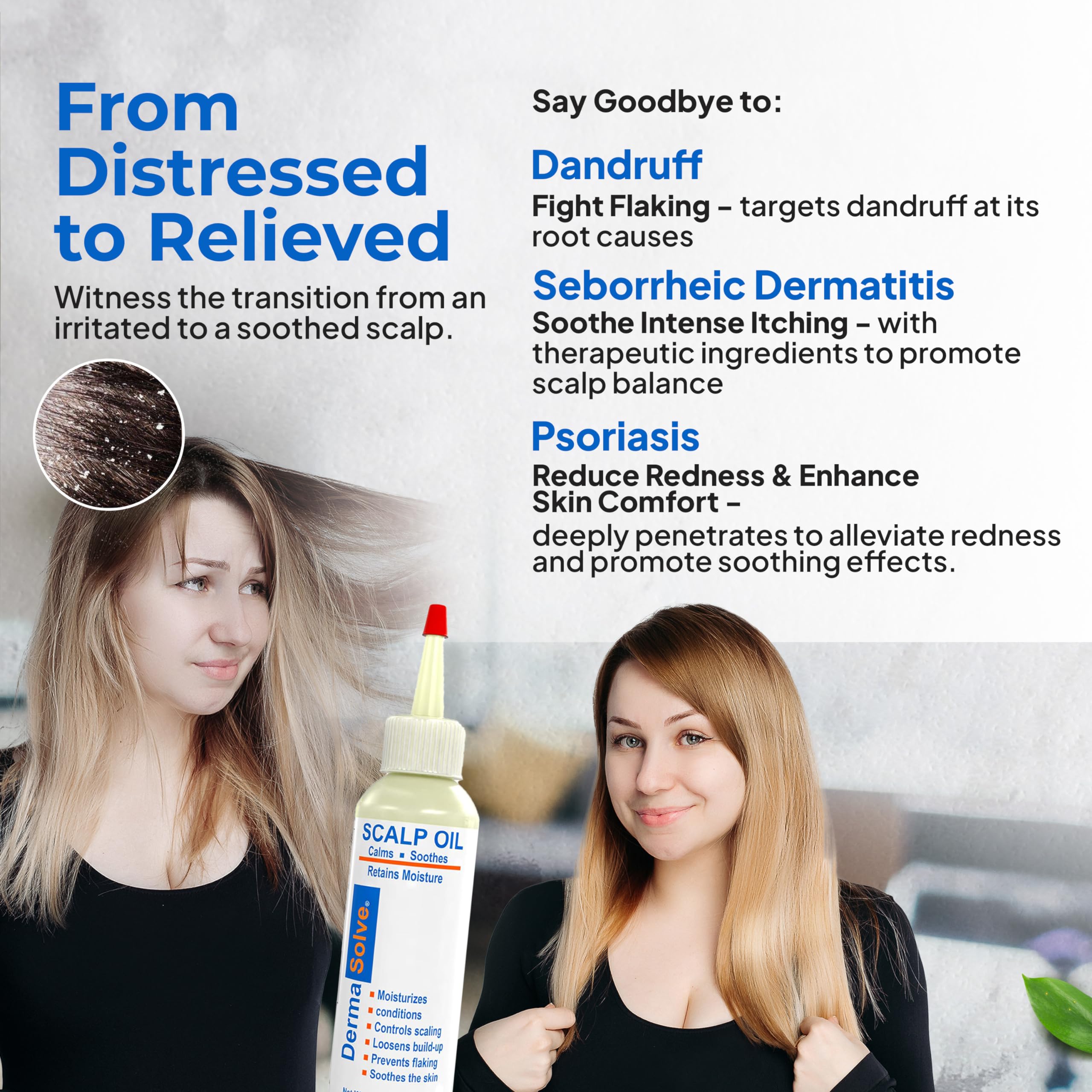 Dermasolve bottle in daily care routine setup.