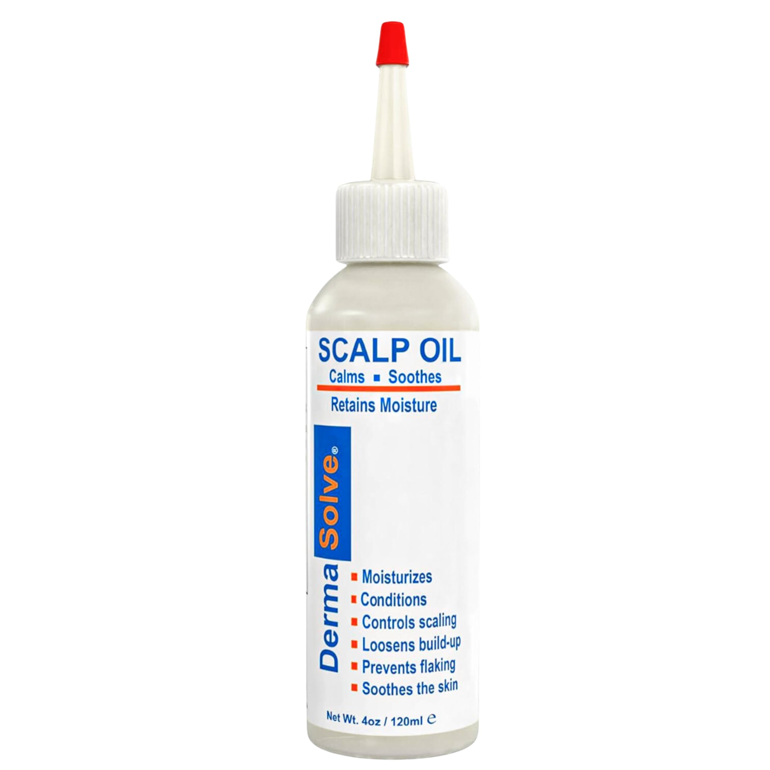 Dermasolve scalp oil bottle ready for soothing relief and daily scalp care.
