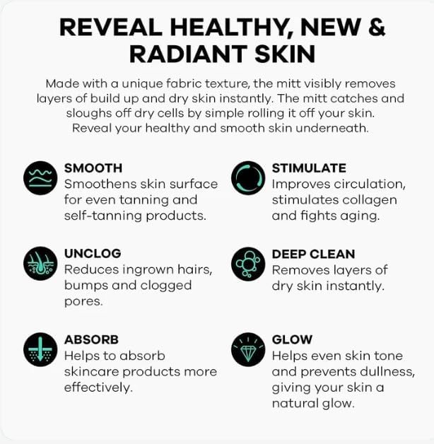 Dermasuri smooth skin after exfoliation close-up showing texture improvement