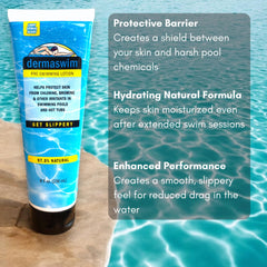 DermaSwim USA-made, cruelty-free lotion ensuring clean, ethical skincare before swims