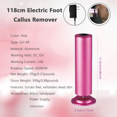 Dermave adjustable-speed foot file lets you tailor power for sensitive feet