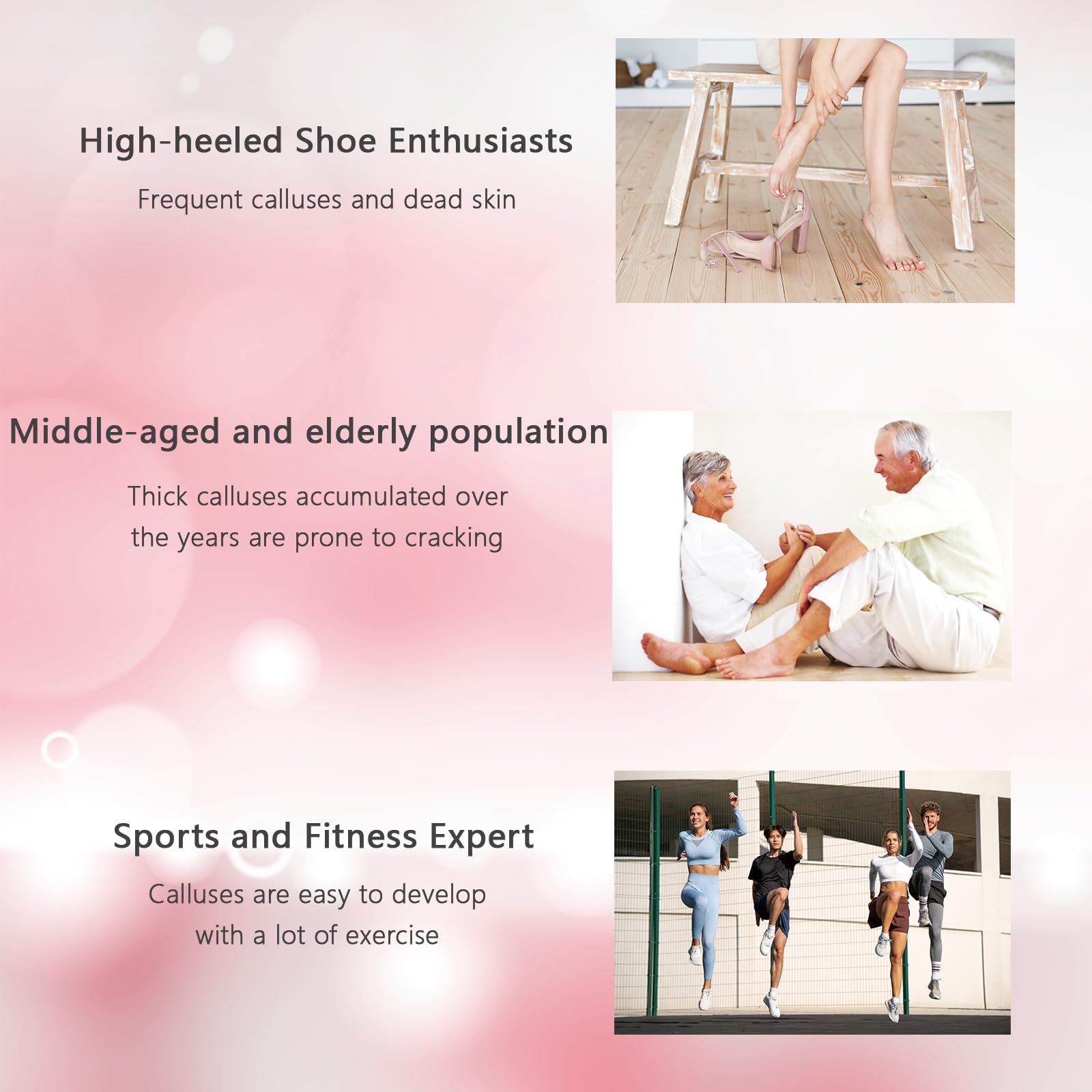 Dermave upgraded electric callus remover 360° head enables thorough foot care for tough skin