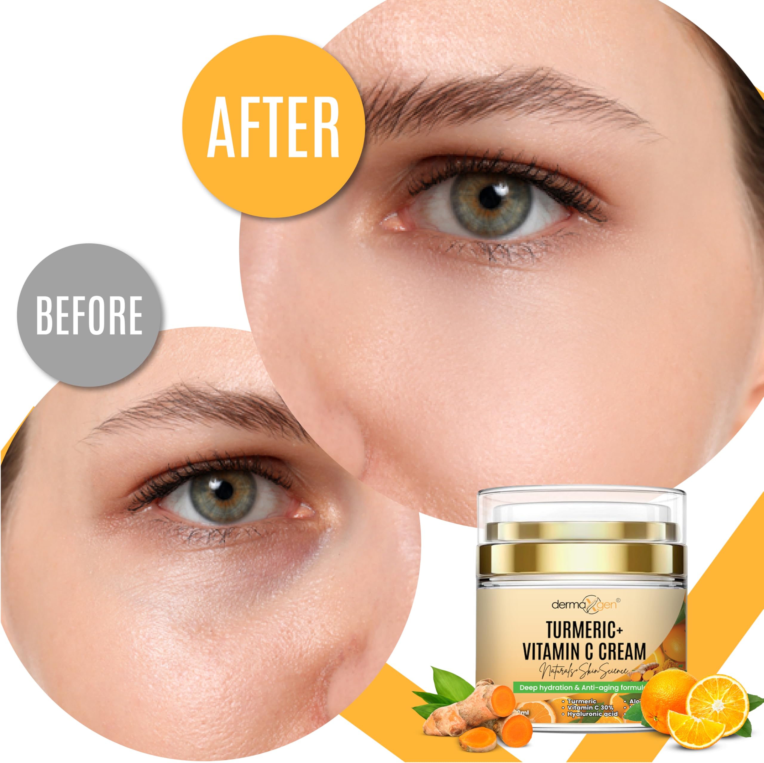 DERMAXGEN moisturizer ingredients aloe vera visuals emphasizing soothing hydration for all skin types