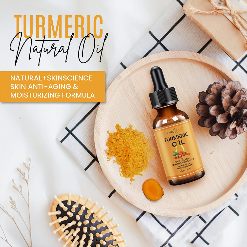DERMAXGEN Turmeric Oil ingredients centella-sophora for elasticity support.