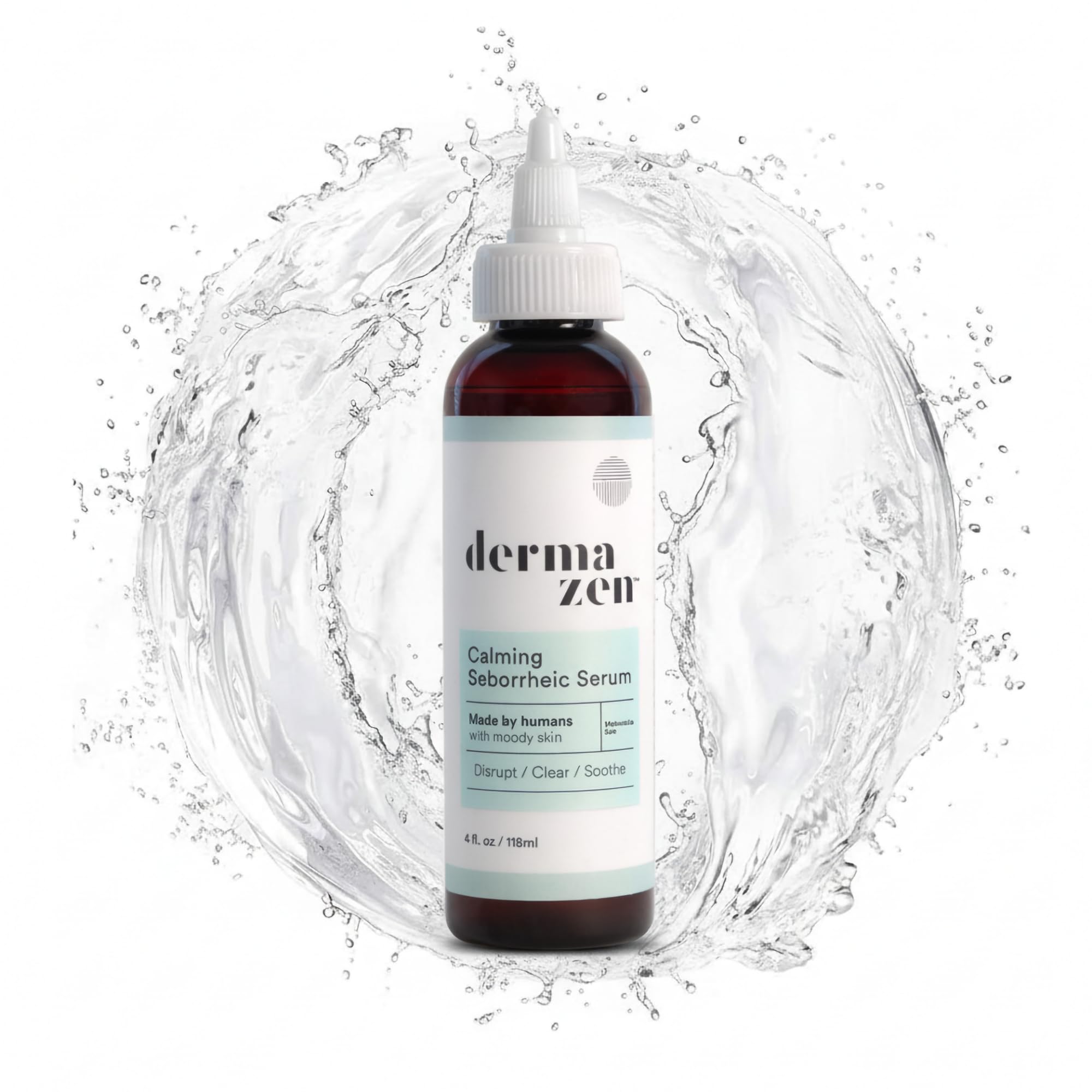 Dermazen Calming Serum after-use shows calm, renewed skin texture
