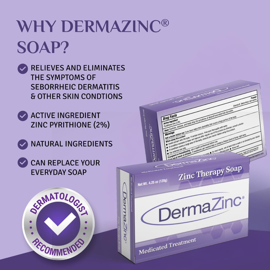DermaZinc Therapy Soap gentle daily use suitable for all ages and skin types