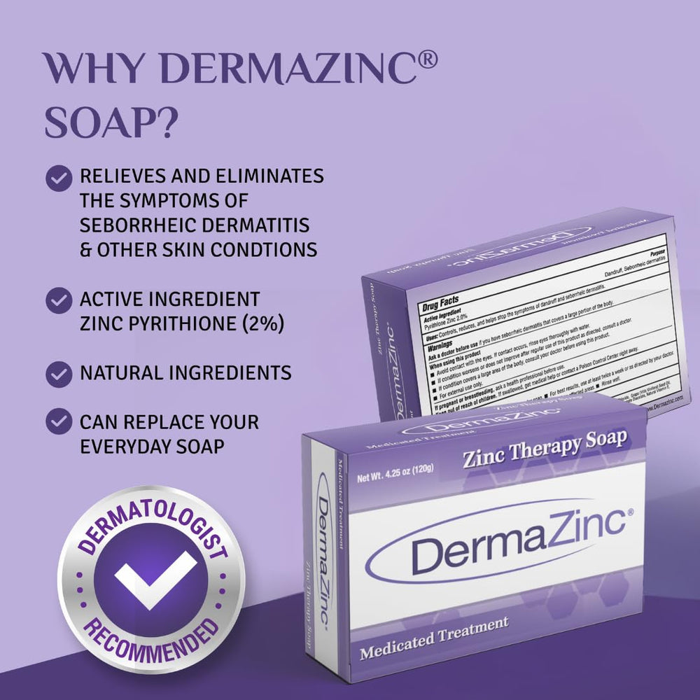 DermaZinc Therapy Soap gentle daily use suitable for all ages and skin types
