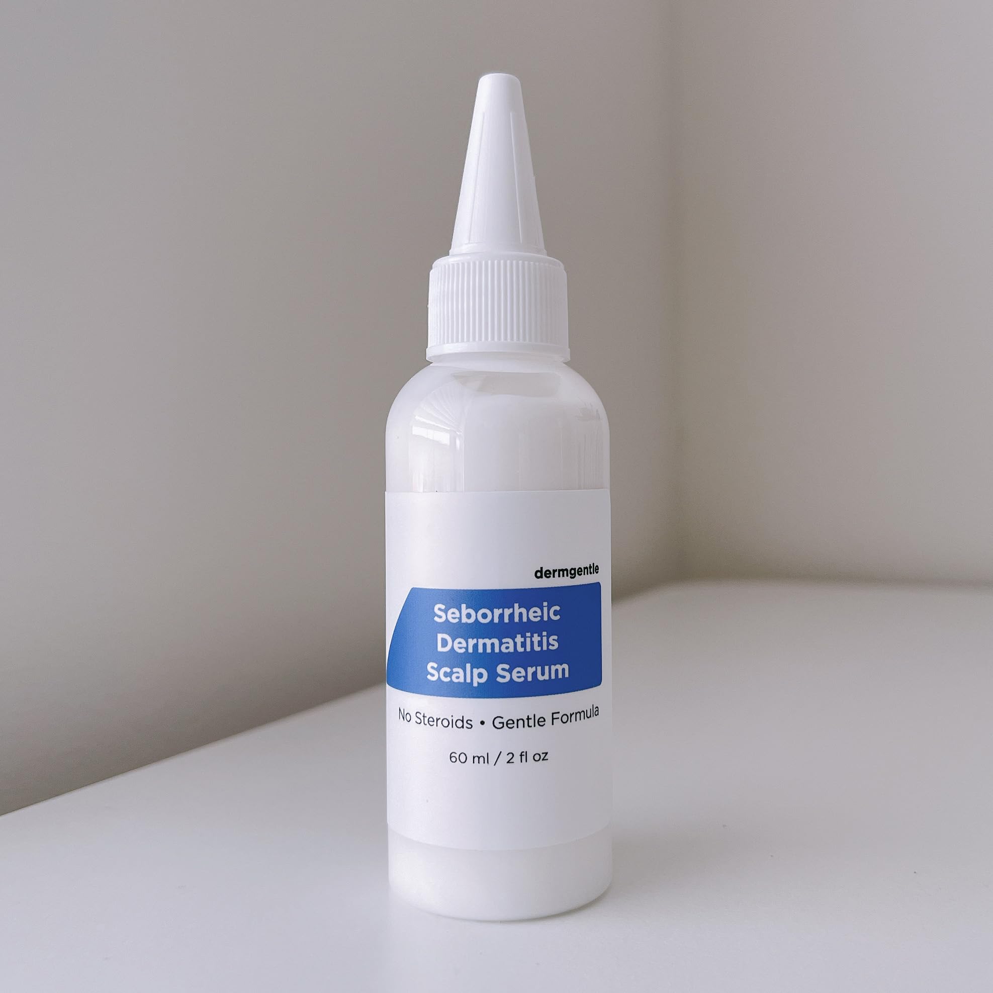 Dermgentle seborrheic scalp serum bottle for fast redness relief on scalp