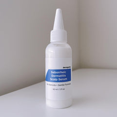 Dermgentle seborrheic scalp serum bottle for fast redness relief on scalp