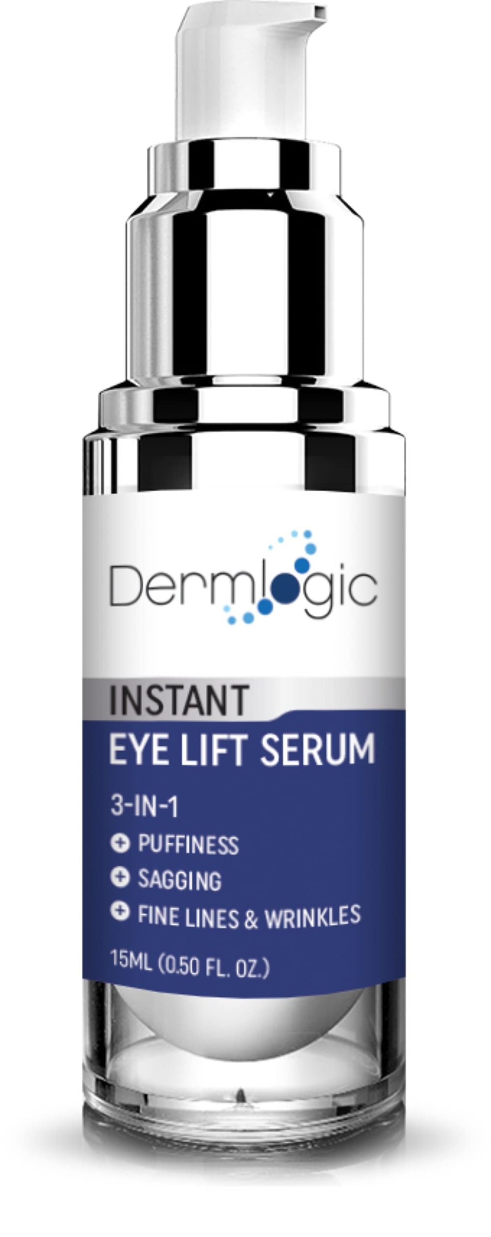 Dermlogic Under Eye Tightening 60sec leaves eye area firmer and less puffy.