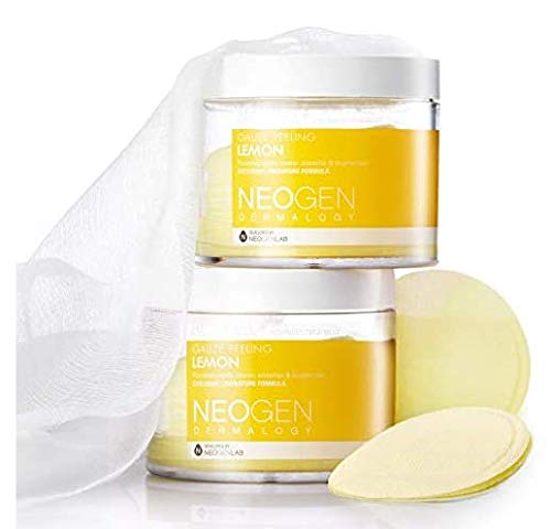 DERMALOGY Bio-Peel Gauze jar exterior features product packaging.