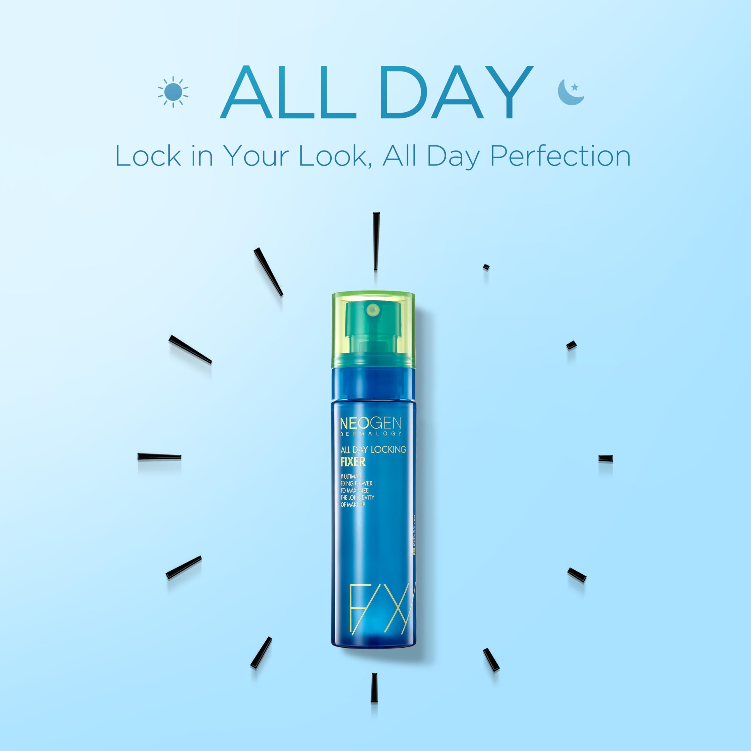 DERMALOGY by NEOGENLAB spray on face for transfer-proof makeup
