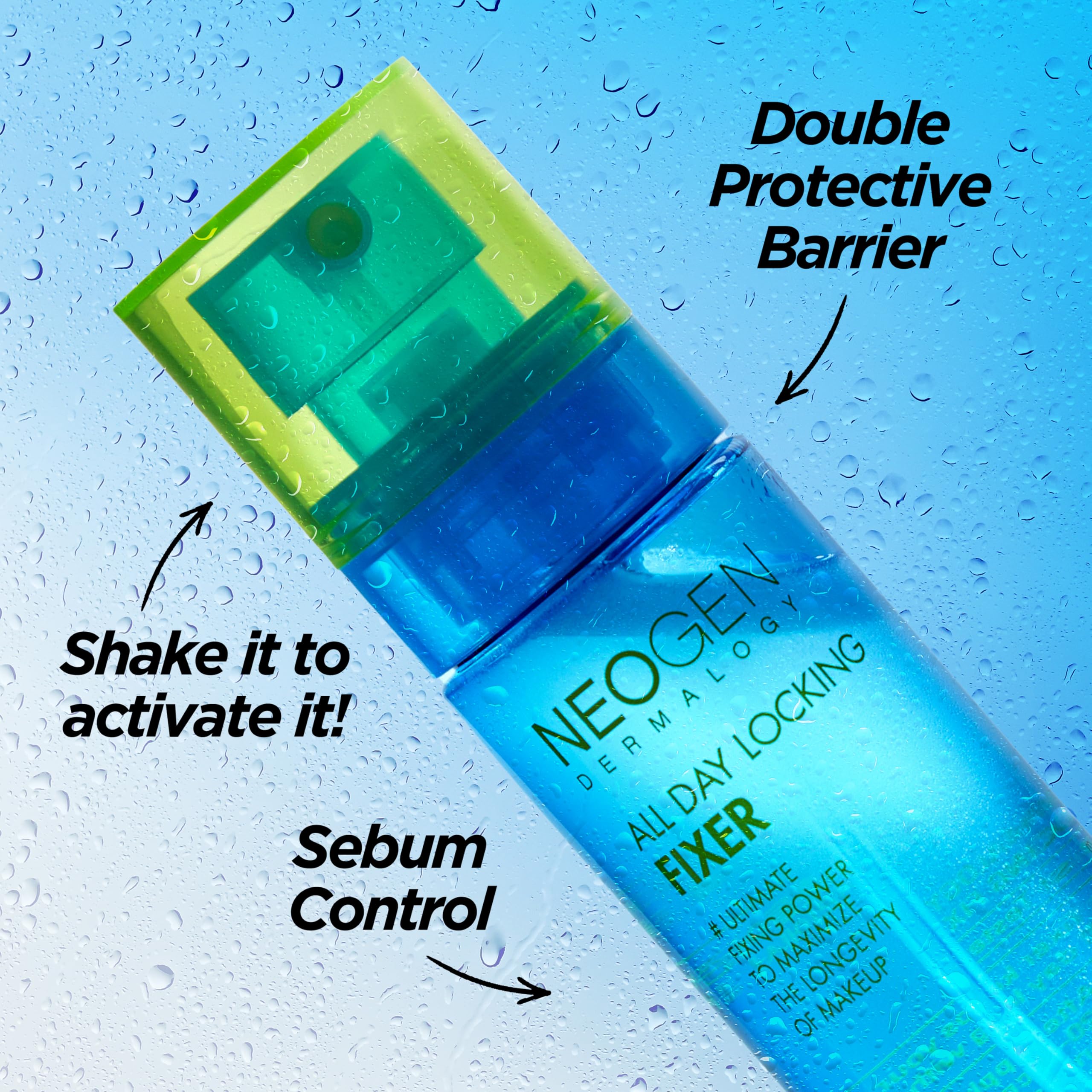 NEOGEN All Day waterproof formula resists sweat and humidity
