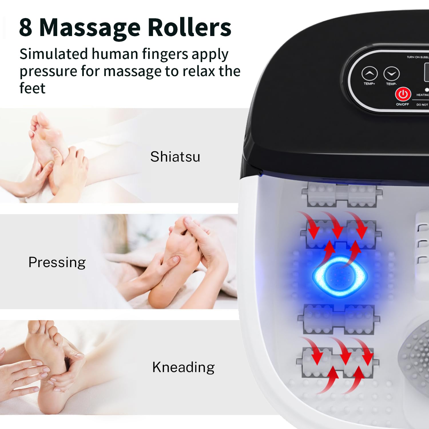 DermoPrime foot spa large-capacity basin suitable for home or office