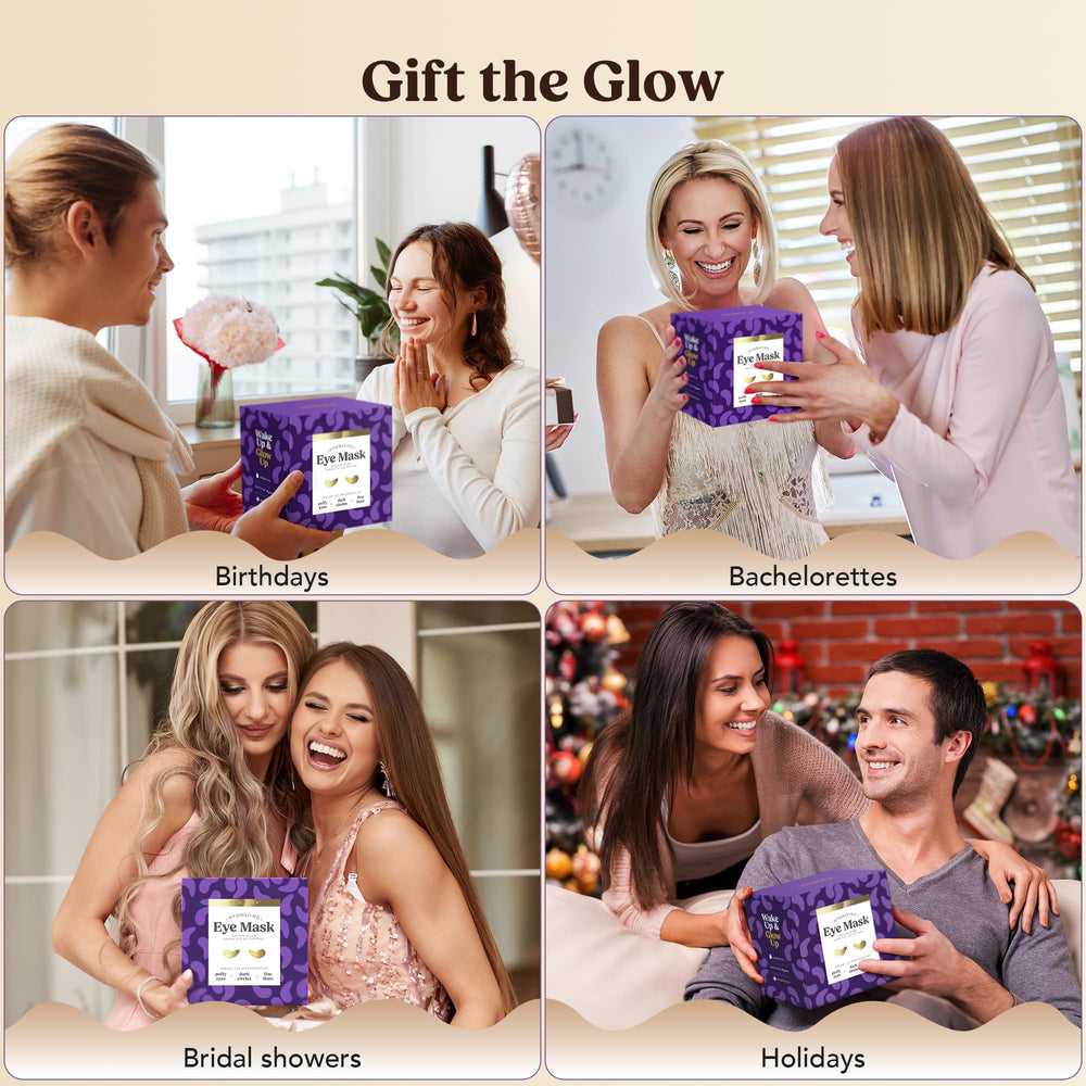 DERMORA Golden Glow eye patches formula details.