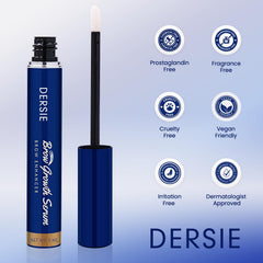 Dersie Eyebrow Growth Serum ingredients like biotin and arginine support stronger-looking brows.