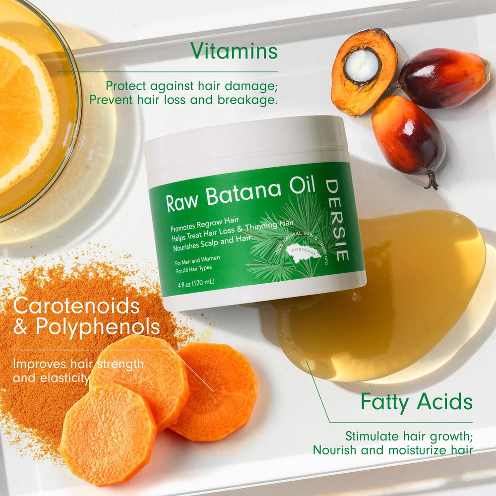 Dersie Batana oil solid paste origin from Honduras signals pure, natural care