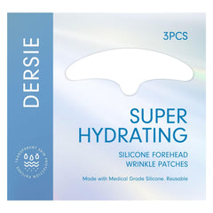 Dersie silicone forehead patch close-up showing skin-friendly material for overnight use.